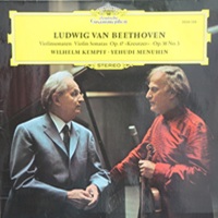  Deutsche Grammophon Stereo : Kempff  - Beethoven Violin Sonatas 8 & 9